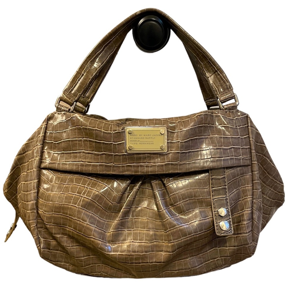 Marc by Marc Jacobs - Gorgeous 100% croc embossed patent leather handbag!!!